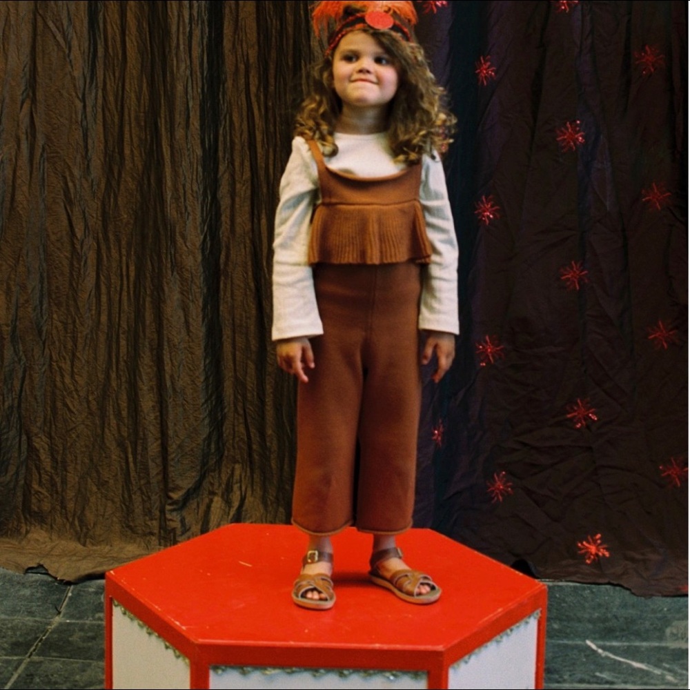 NWT Maed For Mini Bush Bear Knit Jumpsuit